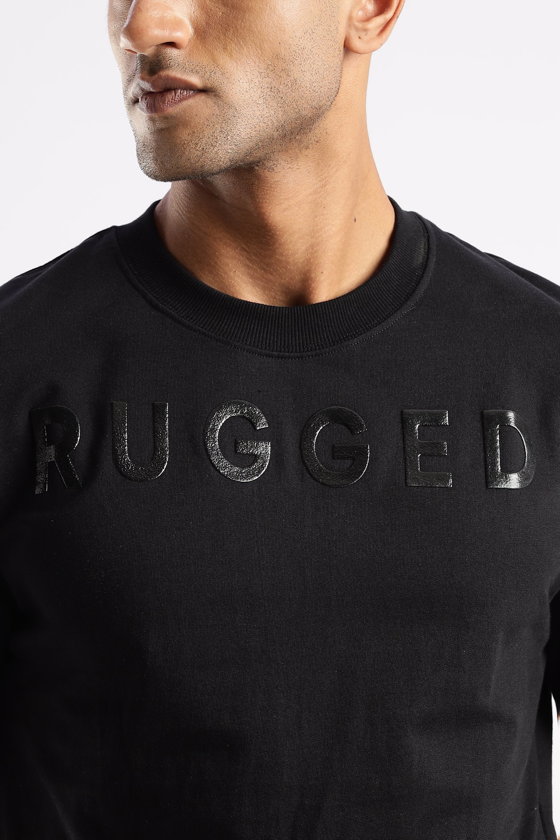 Signature Onyx Depth tee paired with boots and denim for rugged, versatile style