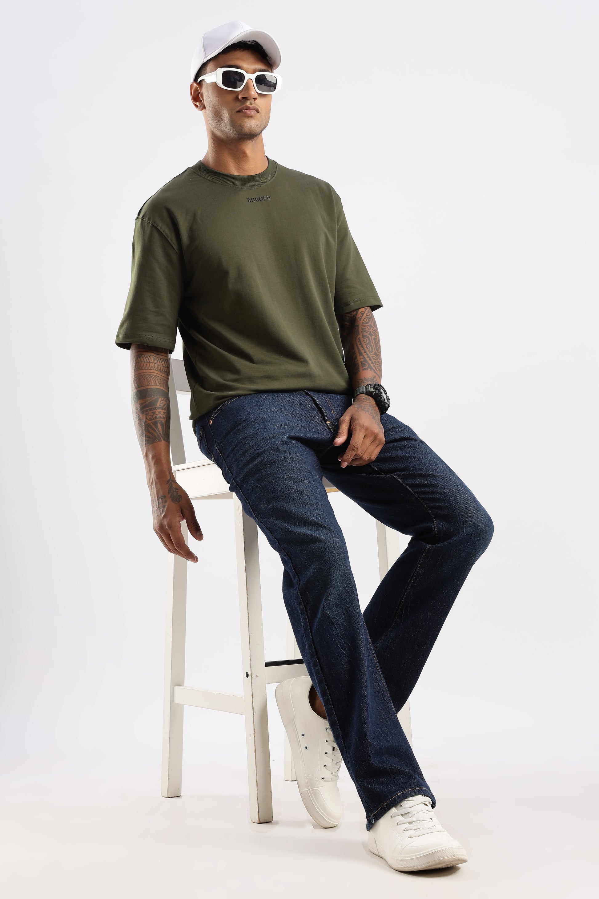 Premium cotton Evergreen Mist t-shirt designed for all-day comfort and breathability

