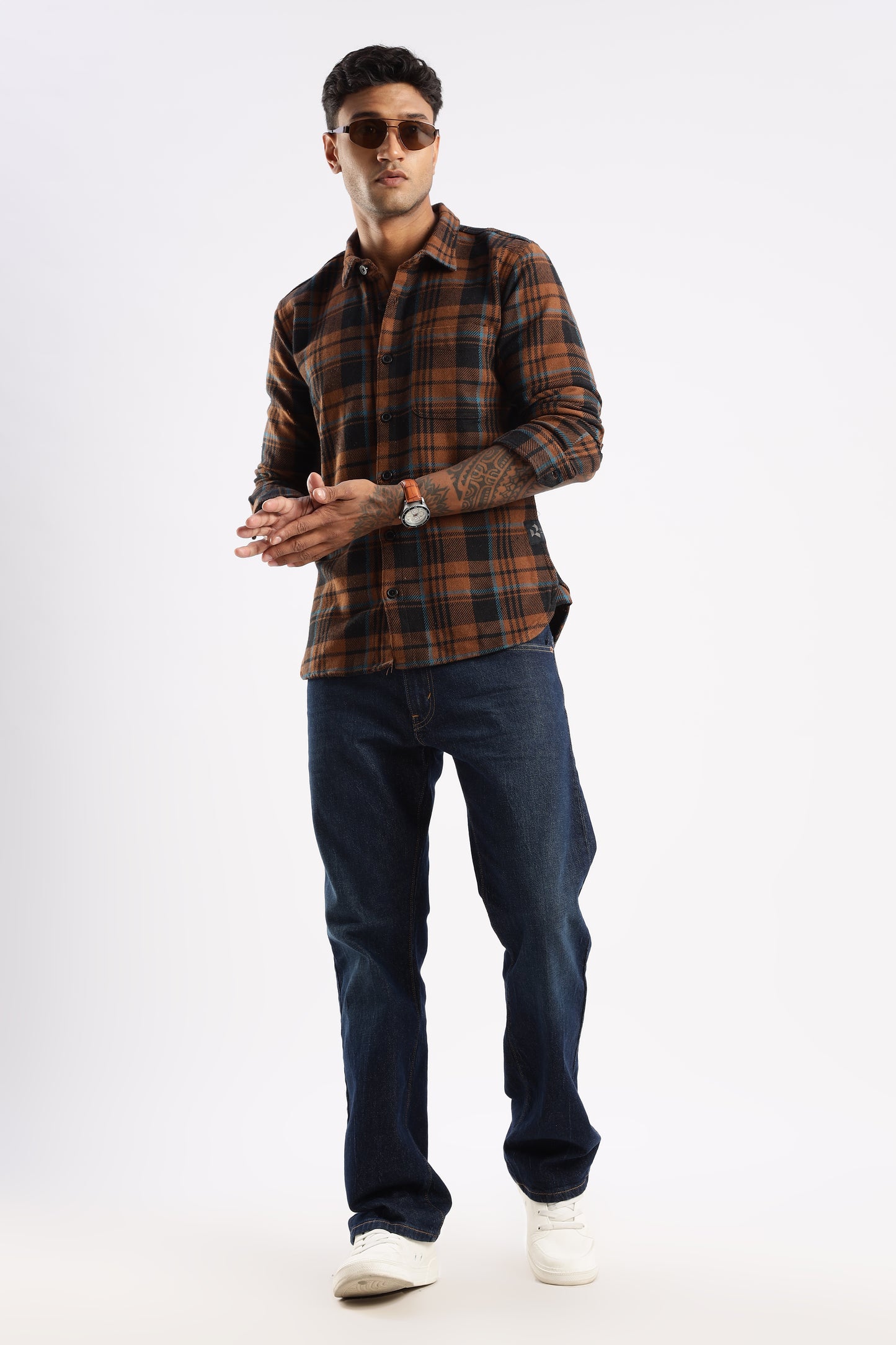 Winter Flannel Shirts – Timberland Rust Cotton Flannel Shirt Outfit Men