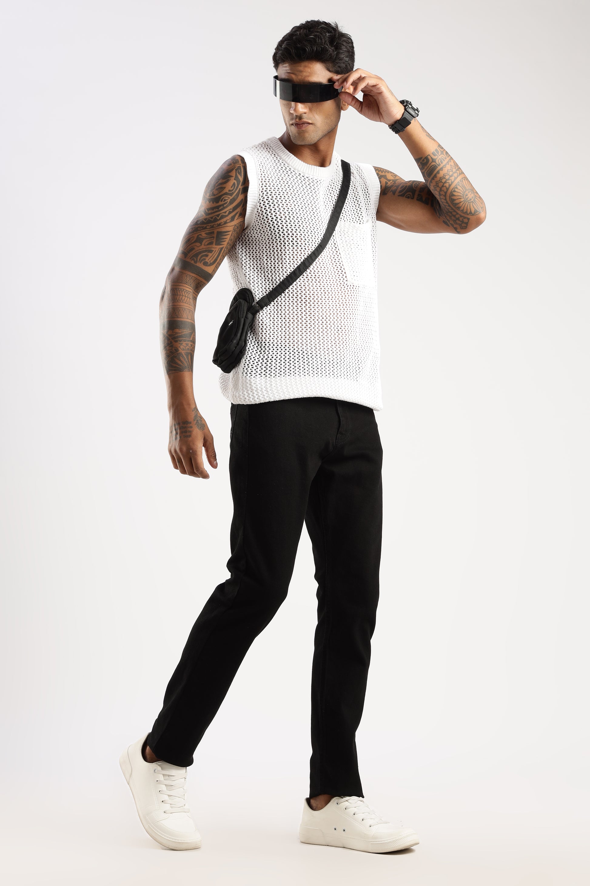 Shadow Trail tapered fit jeans styled for work and weekend versatility